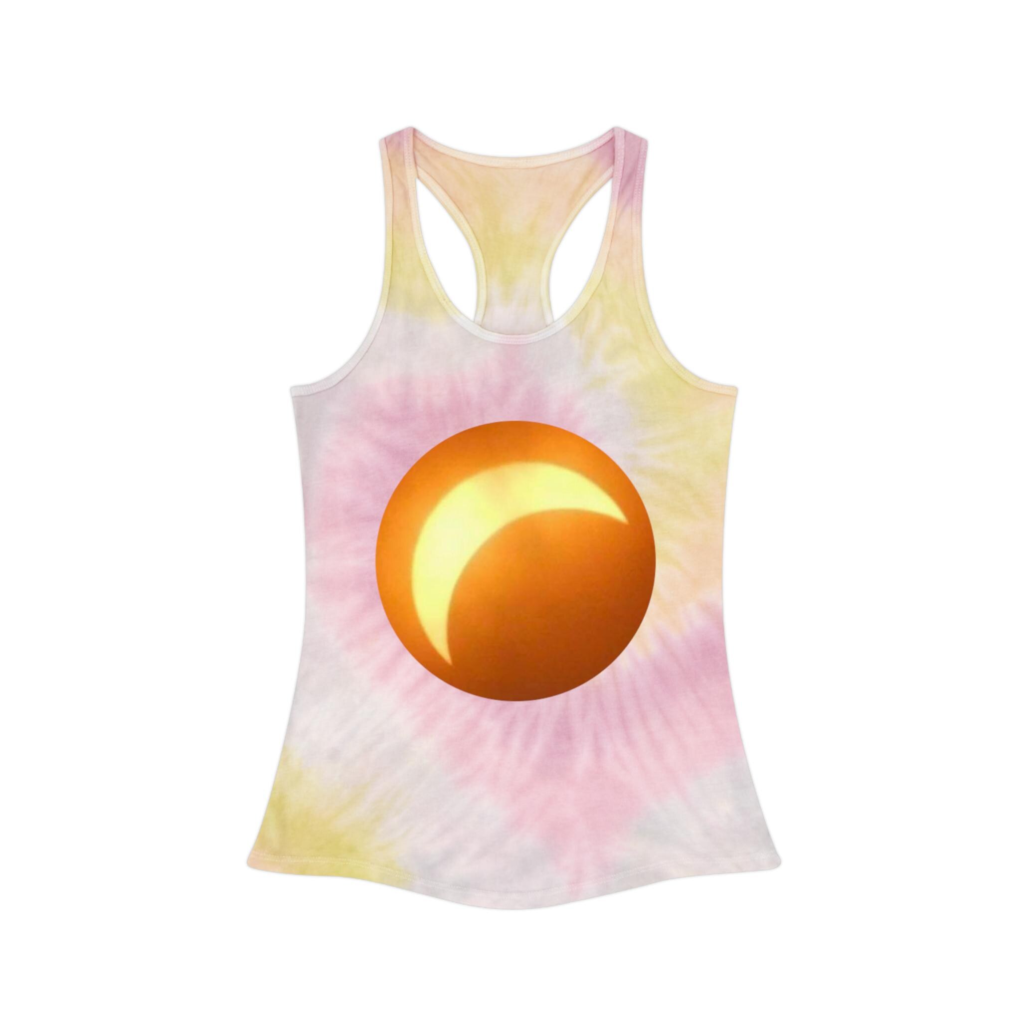 Solar Eclipse 2024' Tie Dye Racerback Tank Top