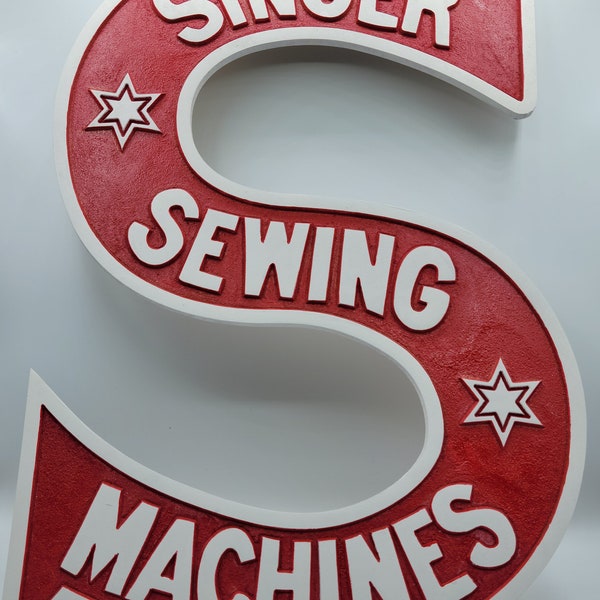 Vintage Singer Sewing Machine Logo Cut File