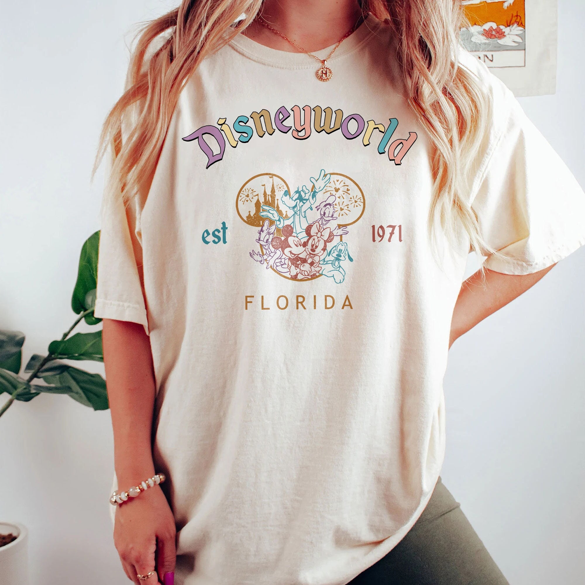 Retro Disneyworld Est 1971 Florida Shirt, Vintage Disneyland Shirt, Disney Family matching shirt