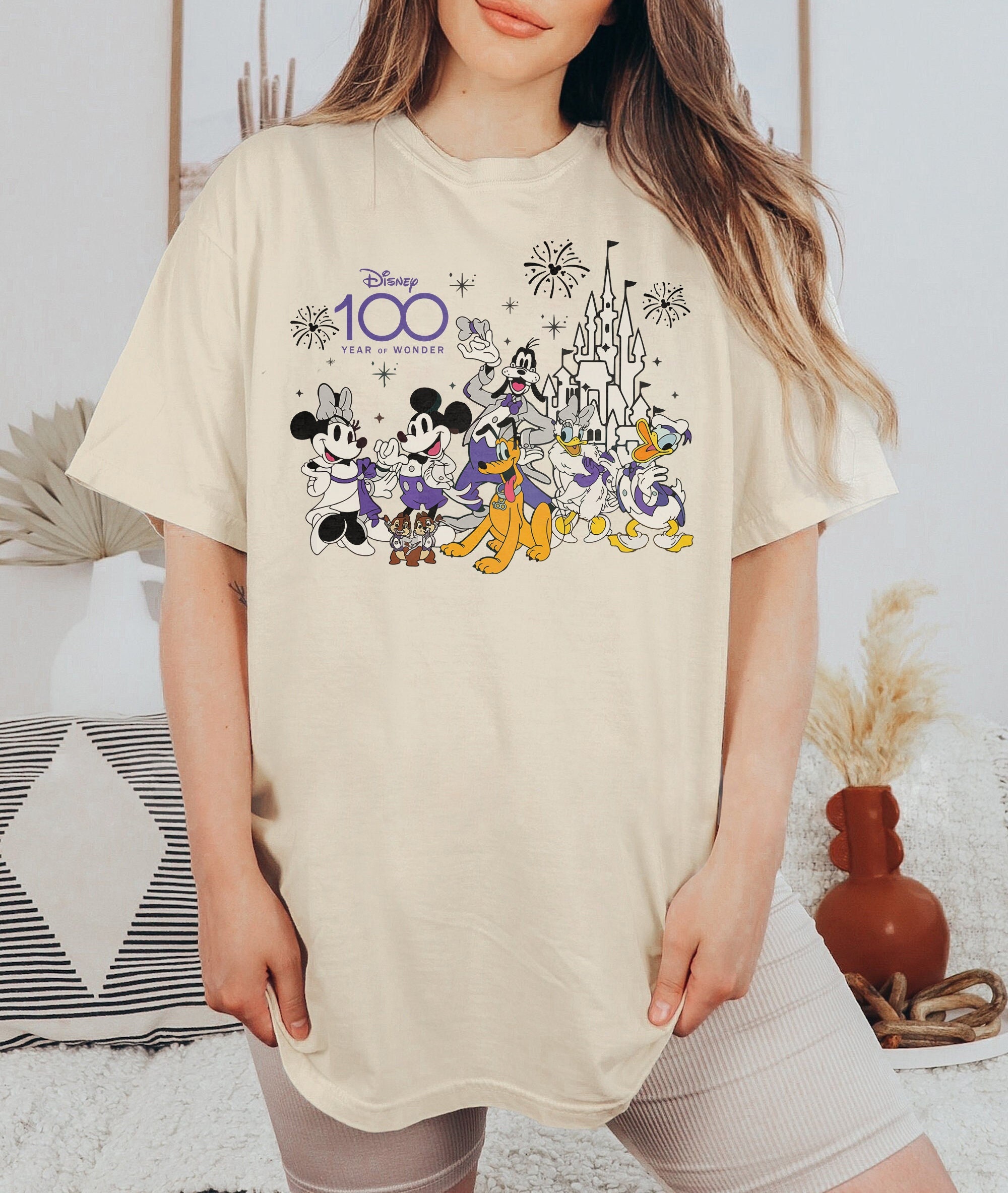 100th Disney Anniversary Shirt, Vintage Disney Shirt, Mickey And Friends