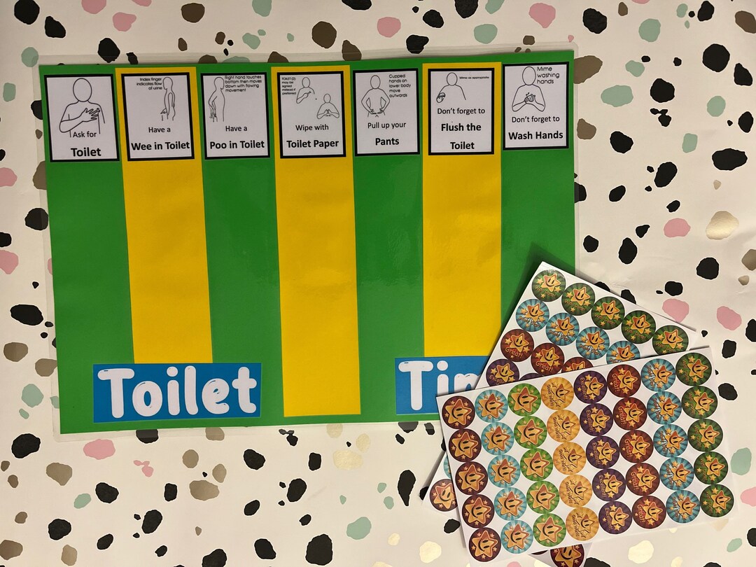 Makaton Toilet Training Reward Chart - Etsy