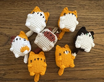Custom Crochet Mini Cat Amigurumi (made to order)