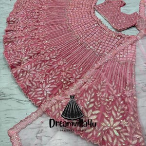 Pink Color Designer Lehenga Choli for Women indian Wedding Wear Function Wear party Wear Reception Wear Chaniya choli Indian Trendy outfits