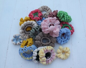 Gehäkelte Scrunchies