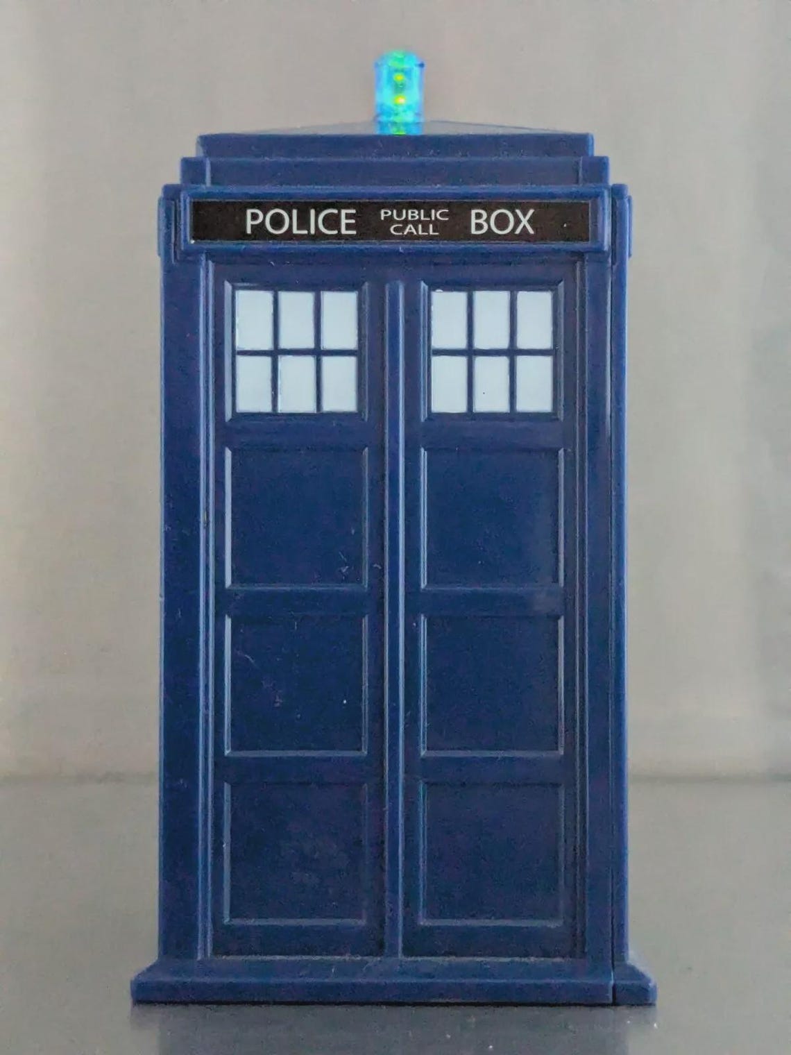 9th 10th Doctor Who TARDIS Electronic Light & Sound Police Box 3” Model ...