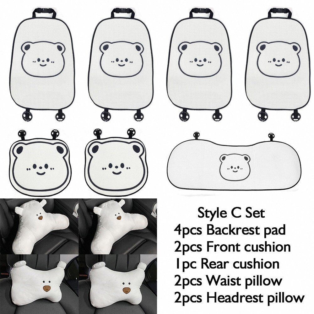 Zigihos Cute Bow Leather Car Seat Belt Cover Pads,2 Pcs & 4 Pcs Seat Belt Cover for Shoulder, Seatbelt Cushion, Car Seat Strap Pads, Seatbelt Covers for Women (Pink,2