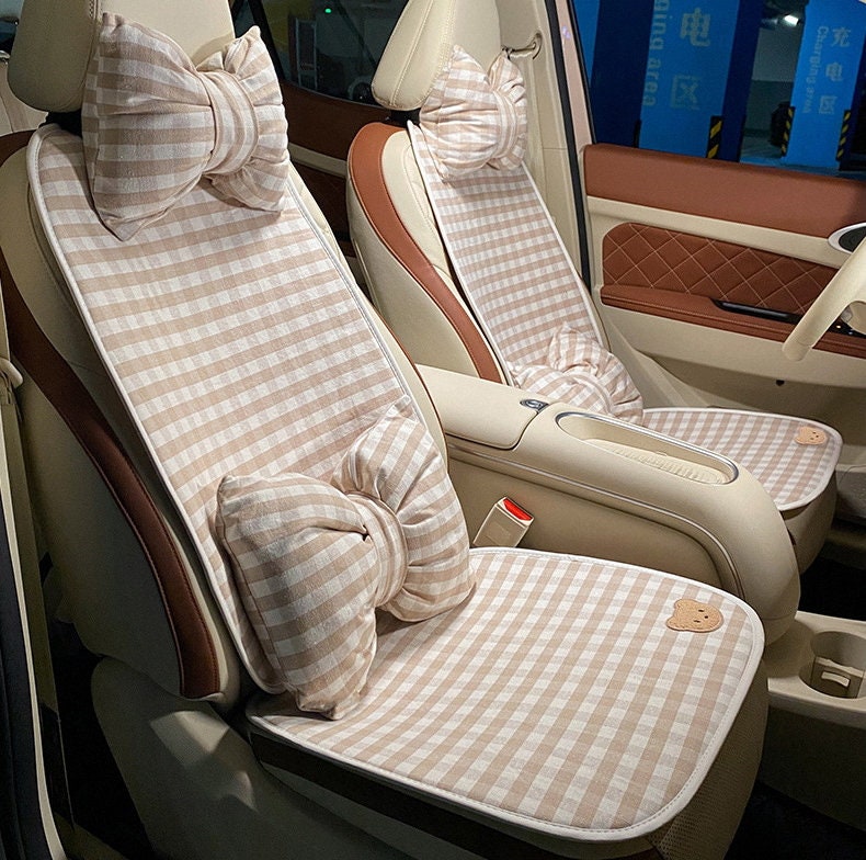 Car Accessories Car Decoration Cover Universal Beige Down Cotton