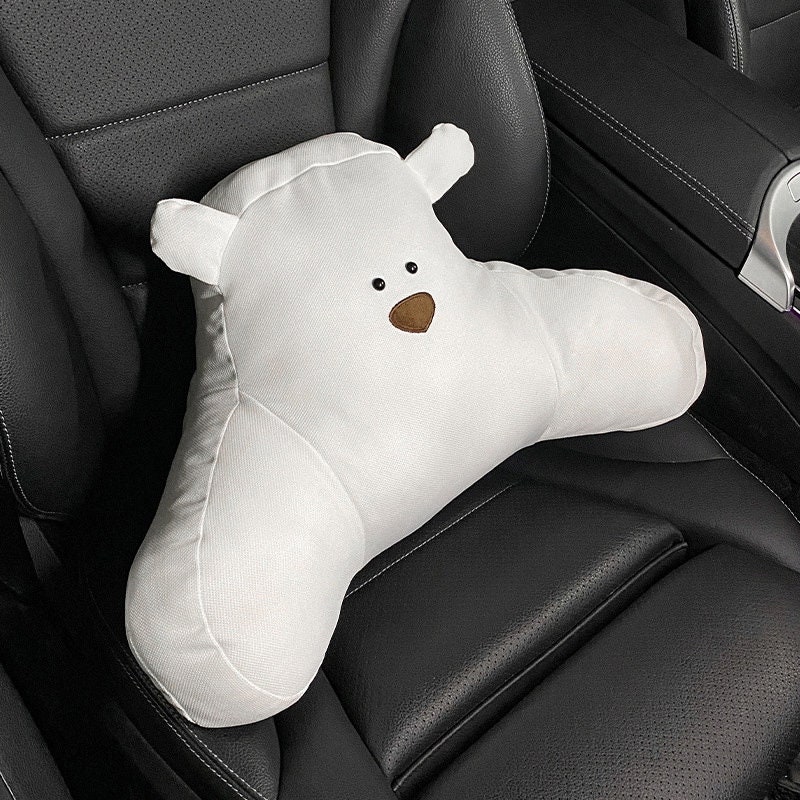 Bear Black and White Car Seat Covers (Set of 2)