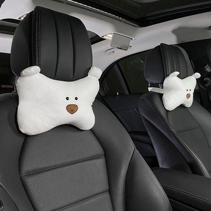 Bear Black and White Car Seat Covers (Set of 2) main image 1