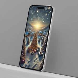 Christmas 2024 Smartphone Wallpaper / Phone Lock Screen / iPhone Background / Smartphone Wallpaper / Instant Download / Christmas
