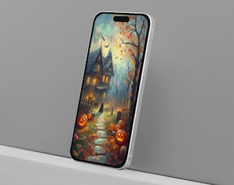 Halloween 2024 iPhone Wallpapers / Abstract / Phone Lock Screen / Smartphone Background / Smartphone Wallpaper / Instant Download