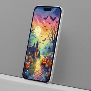 Halloween 2024 iPhone Wallpapers / Abstract / Phone Lock Screen / Smartphone Background / Smartphone Wallpaper / Instant Download