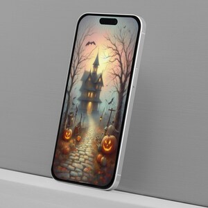 Halloween 2024 iPhone Wallpapers / Abstract / Phone Lock Screen / Smartphone Background / Smartphone Wallpaper / Instant Download