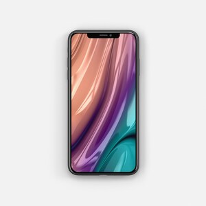 Rainbow Gloss iPhone Wallpaper / Phone Lock Screen / Smartphone Background / Smartphone Wallpaper / Instant Download / LGBTQ Pride