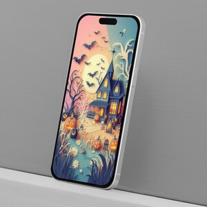 Halloween 2024 iPhone Wallpapers / Abstract / Phone Lock Screen / Smartphone Background / Smartphone Wallpaper / Instant Download