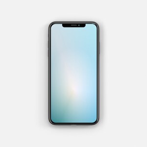 Pale Blue iPhone Wallpaper / Abstract / Phone Lock Screen / Smartphone Background / Smartphone Wallpaper / Instant Download