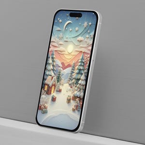 Christmas 2024 Smartphone Wallpaper / Phone Lock Screen / iPhone Background / Smartphone Wallpaper / Instant Download / Christmas