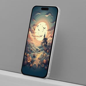 Halloween 2024 iPhone Wallpapers / Abstract / Phone Lock Screen / Smartphone Background / Smartphone Wallpaper / Instant Download