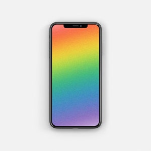 Strukturierter Regenbogen iPhone Wallpaper / Abstrakt / Sperrbildschirm / Smartphone Hintergrund / Sofort Download