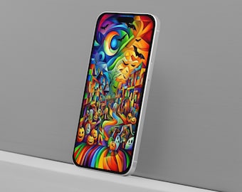 Halloween 2024 Smartphone Wallpapers / Abstract / Phone Lock Screen / Smartphone Background / iPhone Wallpaper / Instant Download