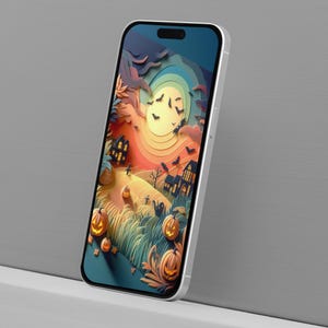 Halloween 2024 iPhone Wallpapers / Abstract / Phone Lock Screen / Smartphone Background / Smartphone Wallpaper / Instant Download