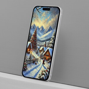Christmas 2024 Smartphone Wallpaper / Phone Lock Screen / iPhone Background / Smartphone Wallpaper / Instant Download / Christmas