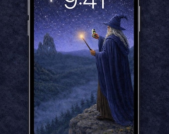 Kestrel Wizard Phone Wallpaper