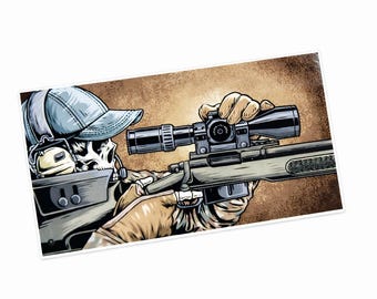Pegatina de francotirador Bolt Gunner