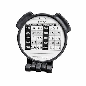 Scope DOPE Sticker (Set of 3) – Rifle Data Card for Inside Scope Cap