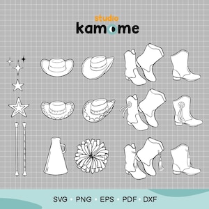 Drill Team bundle SVG, Drill team boot hat svg, Drill team Silhouette, Drill team vector cut file Cricut,  Instant Download