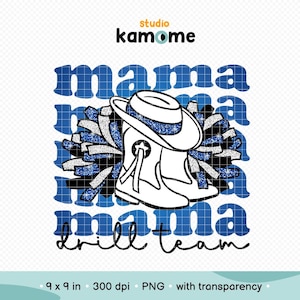 Drill Team Mama Navy Gliitter Png, Drill team mom Png, Drill team, Drill team shirt design, Instant Download