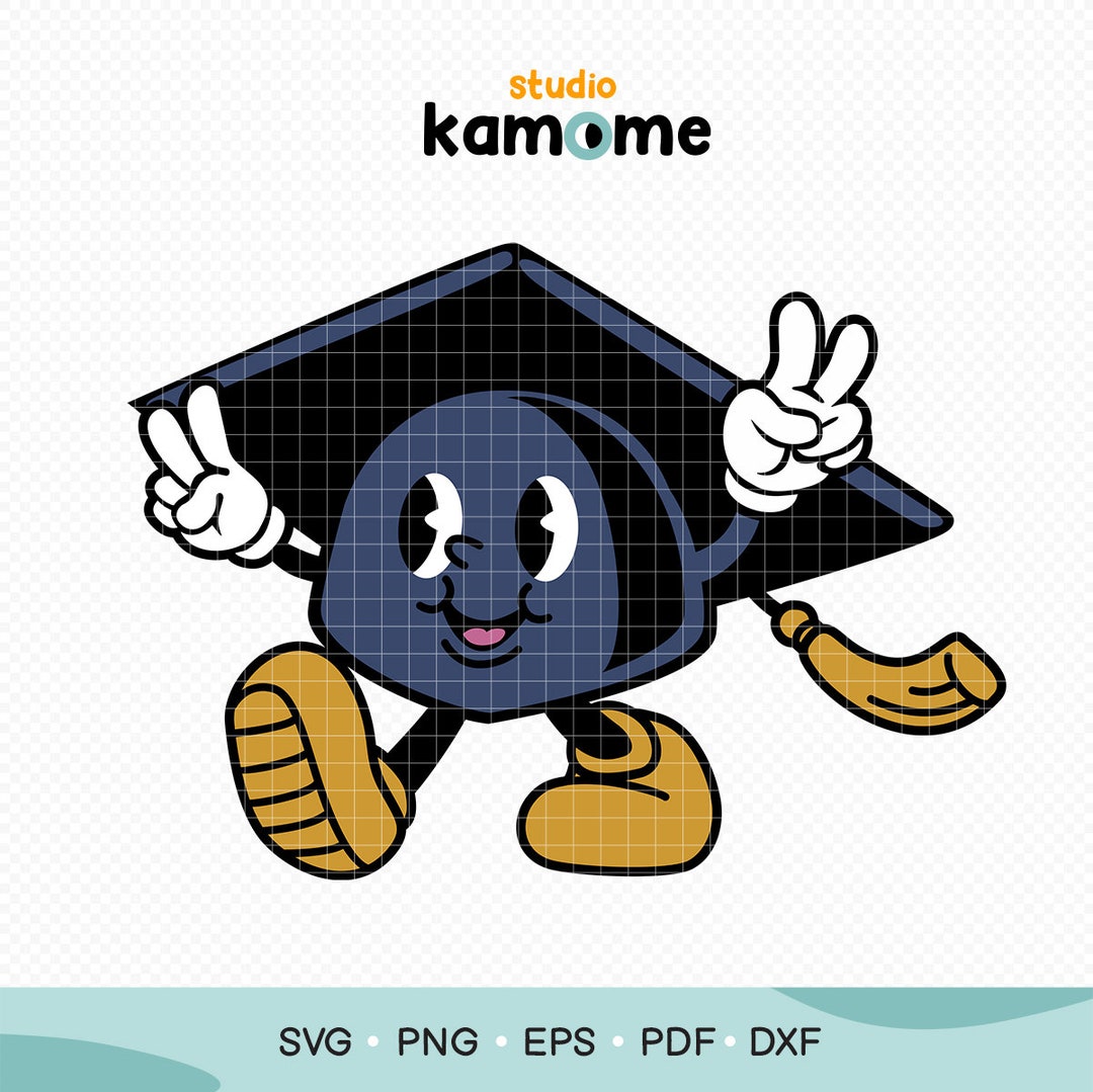 Graduation Cap SVG, Happy Graduation Cap Svg, Senior Black Cap ...