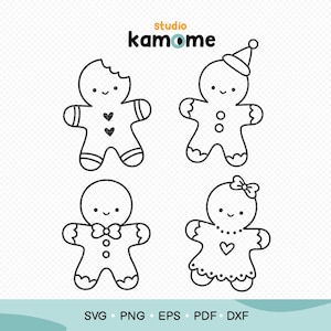 Gingerbread Man SVG, pacote de gengibre, arquivo de corte de biscoitos, biscoitos de Natal Svg, Gingerbread Png, arquivo de corte de Natal, download instantâneo