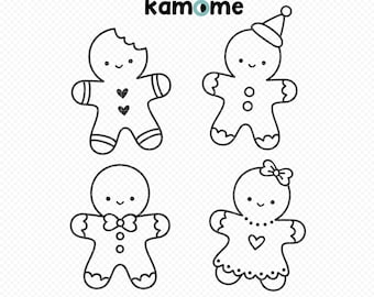 Gingerbread Man SVG, Gingerbread bundle, Cookies cut file, Christmas cookies Svg, Gingerbread Png, Christmas cut file, Instant Download