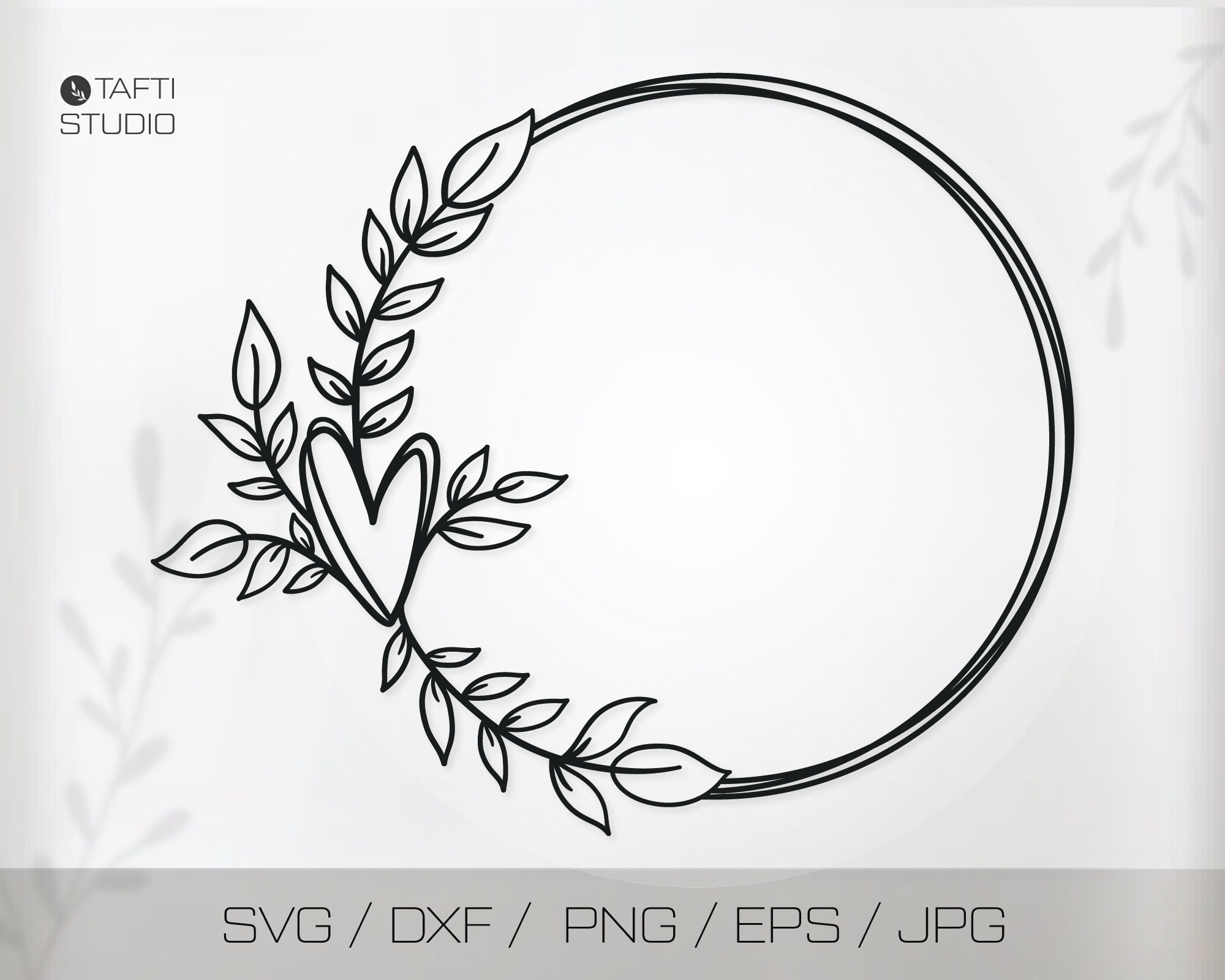 Heart border png black and white - Etsy México, image size:2000x1600