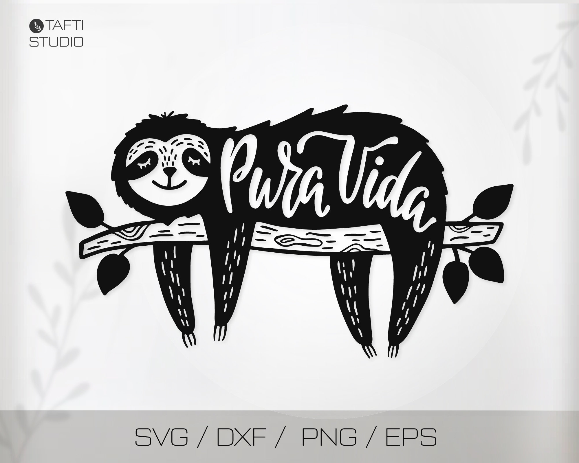 Sloth Quote Pura Vida SVG, Sloth SVG, Sloth PNG, Sloth Clipart, Svg ...