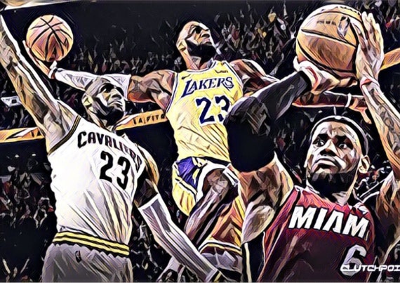 Download Lebron James in his Cleveland Cavaliers Jersey Wallpaper