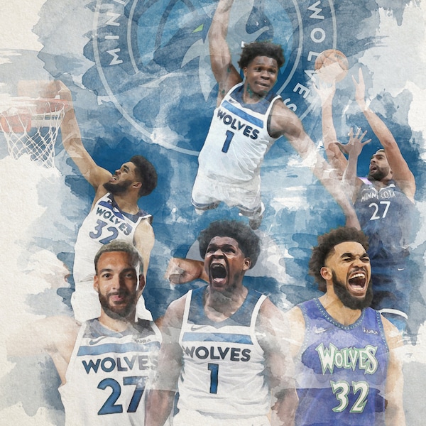 Downloadable Timberwolves Digital Print