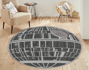 Star Wars Rugs,Starwars ,Starwars Patterned Rug,Star wars Round Rug,Kids Room Rug,Gift Rugs,Non slip Rug,Popular Rug,Starwars floor Rug