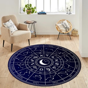 Astrology Rug, Zodiac Rugs, Horoscope Design Rug, Astrology Design Rug ...