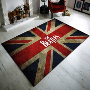 The Beatles, The Beatles Rug, Rock Band ,Music Rug, Fan Rug, Best Selling The Beatles Rug,Non Slip Rug,Living Room Rug, Customized Rug