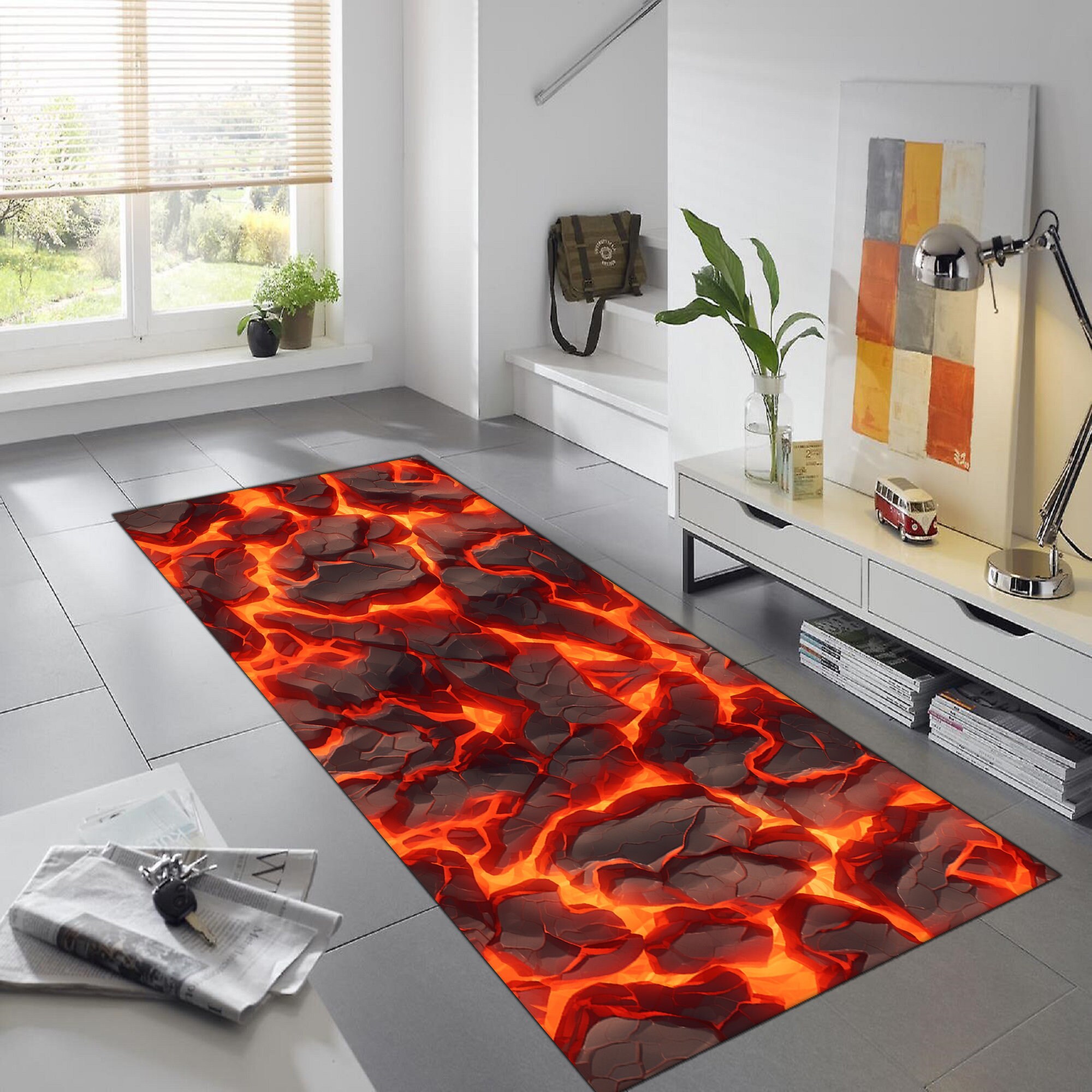LAVA LAVA RUG ラベンダー Amazon.com: Hot Lava Rug, Lava Rug, Floor is hot Lava