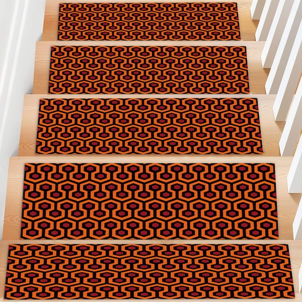 The Shining Stair Rug, Shining Stair Rug, Shining Design Rug, Stair Rug, Stair Mat, Stair Tread Mat, Stair Tread Rug, Non-Slip Stair Mat