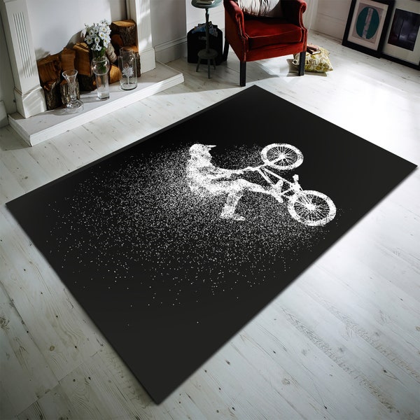 Teppich für Biker, Biker Teppich, Teppich Für Biker, Geschenk Für Ihn, Geschenk Für Ihn