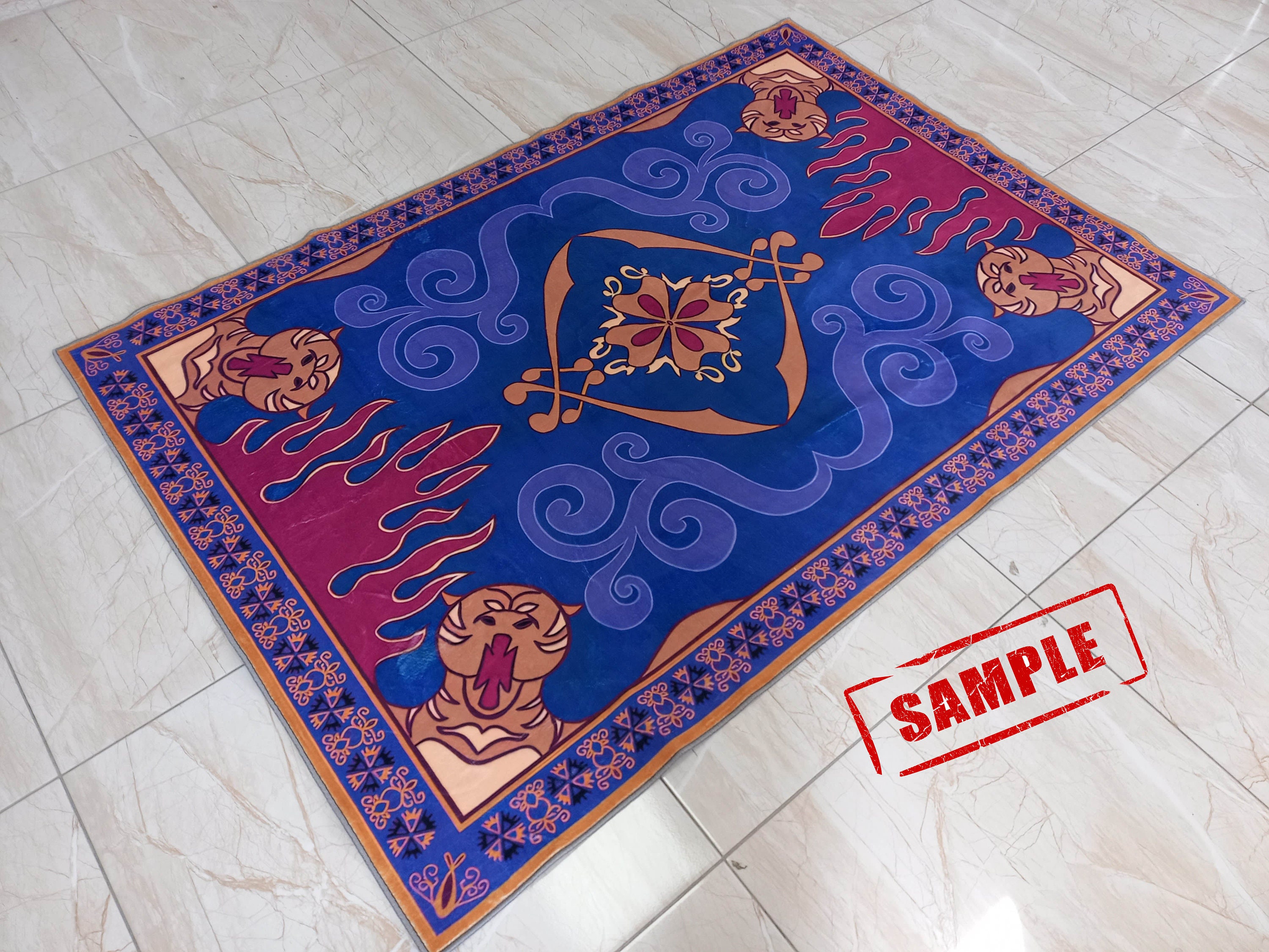 Aladdin Rug, Magic Carpet Style, Non-slip Kids Room Rug - Etsy