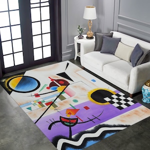 Wassily Kandinsky, Abstract Rug, Fantastic Rugs, Popular Rug, Home Decor Rug, For Living Room Rug, Bedroom Rug,Style Abstract Rug, Art Rug
