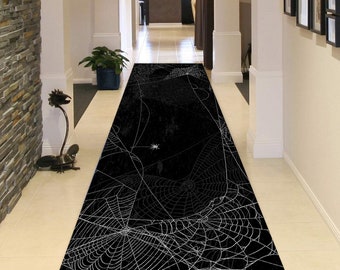 Telarañas, alfombra de Spiderman, alfombra de pasillo de regalo, alfombra larga, alfombra de corredor para niños, alfombra de corredor, alfombra de corredor fresca, alfombra de corredor antideslizante, corredor de Spiderman
