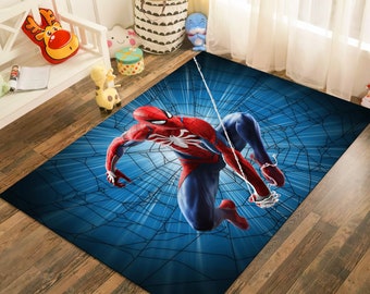 Spiderman, Spiderman Rug,Spider man Rug, Area Rug, Popular Rug, Non Slip Rug, Spiderman Carpet, Modern Rug,Popular Rug, Gift Rug