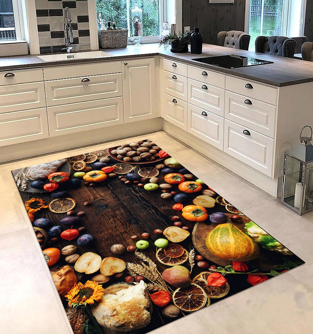 Kitchen Rug,personalized Printed Rug,kitchen Room Rug,kitchen