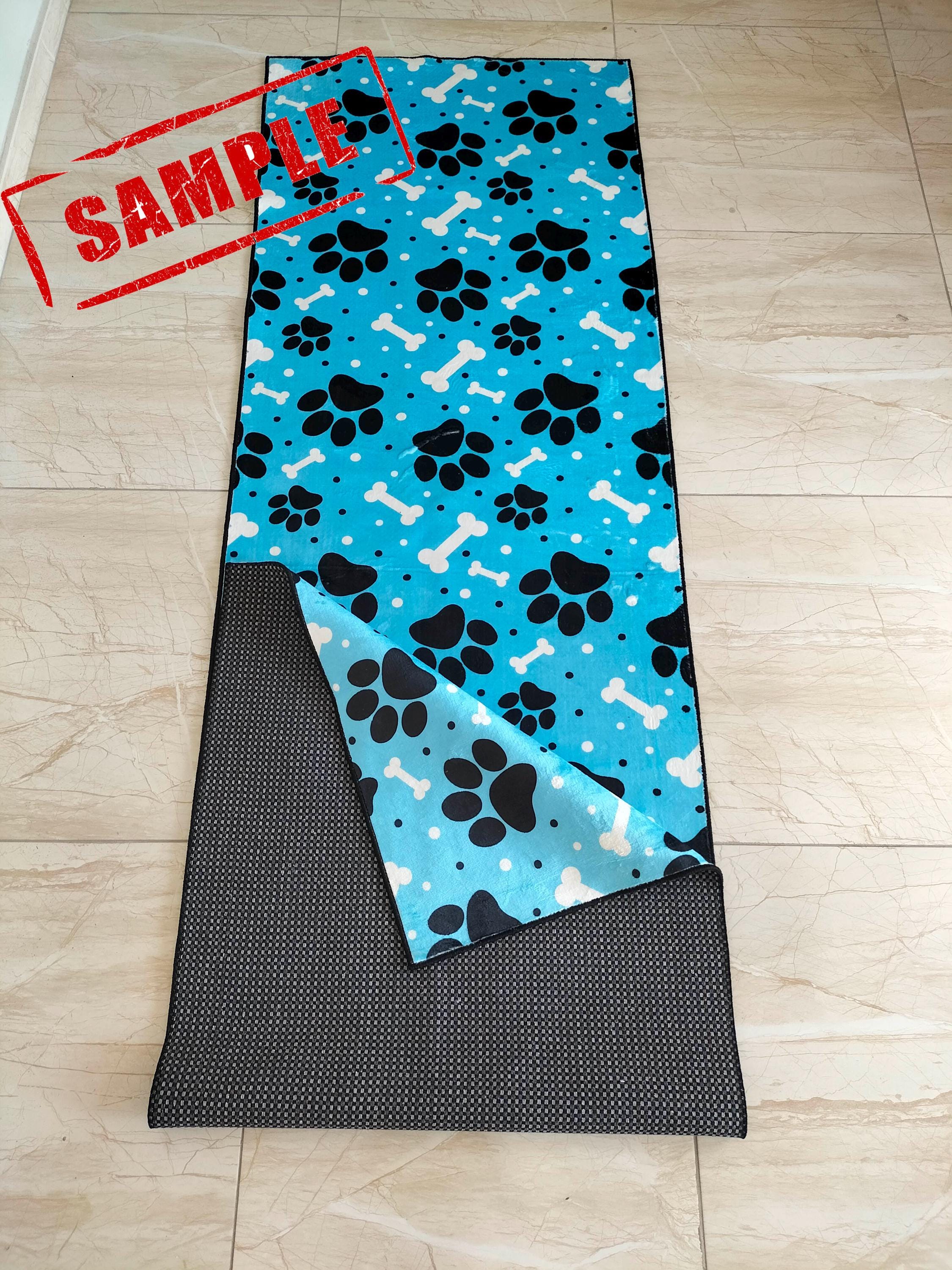 Paw Print Runner Rug Paw Print Runner Rug, Non-slip Cotton Base, Kids Room Decor - Etsy